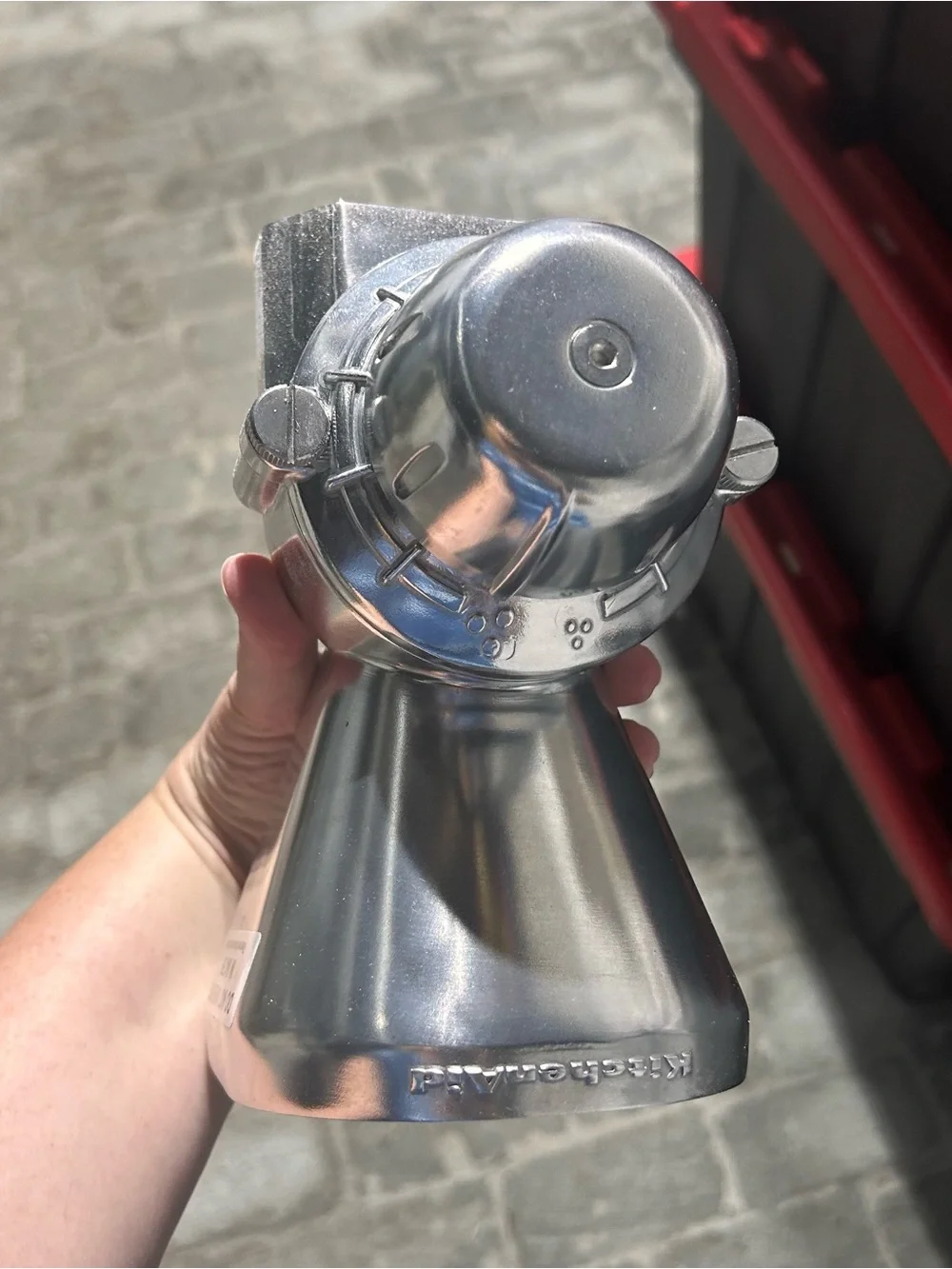KitchenAid Stand Mixer Silver Grain Mill Attachment